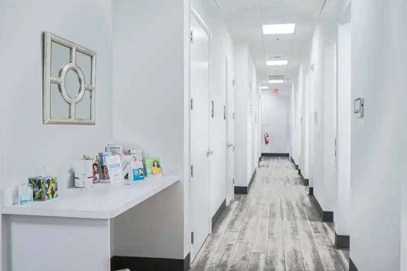 Office hallway at Zipper Orthodontics Boca Raton