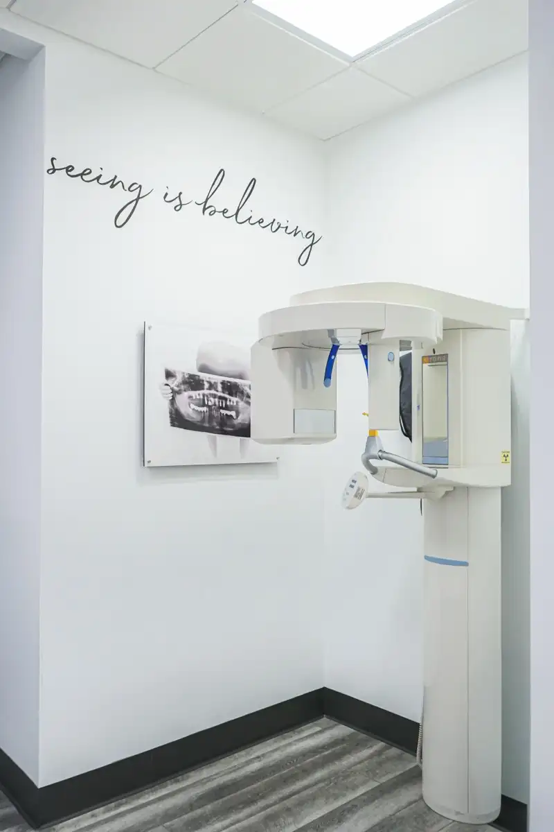 Digital X-ray room at Zipper Orthodontics Boca Raton