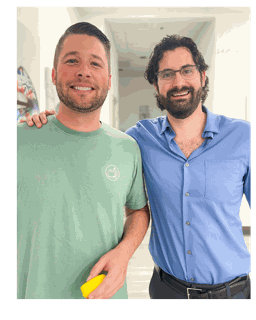 Happy patient with Dr. Zipper